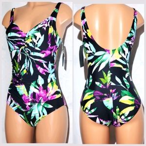 New Kona Sol Women's Floral Swimsuit Size Small